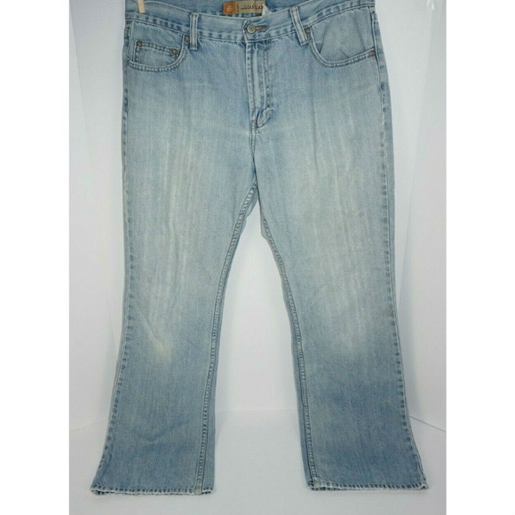 Old Navy Boot Cut Blue Jeans Light Wash, 100% Cotton - Picture 4 of 8